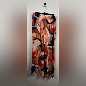 True Destinations Pants Women's Large Abstract Geo Hippie Retro Boho Sz XL